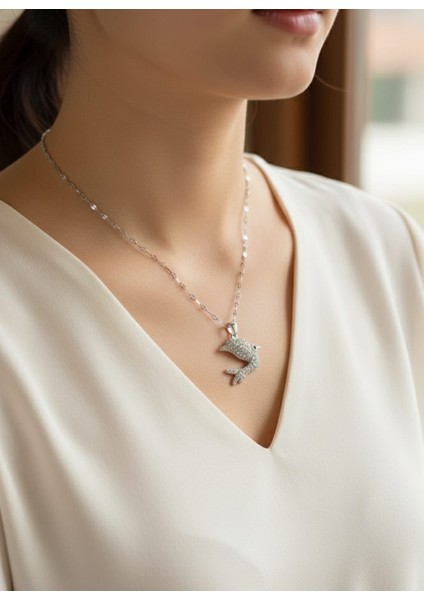 Gümüş Rengi Çelik Kolye | SNS202892