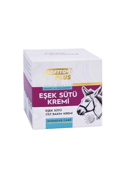 Softto Plus Onarıcı & Cilt Güçlendirici Eşek Sütü Krem 50 ml