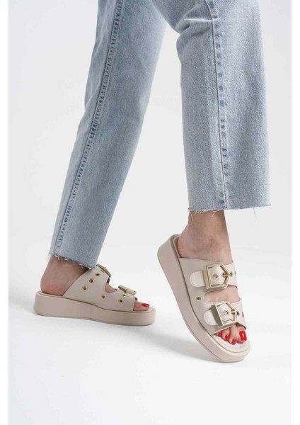 Glos Bej Cilt Terlik indirimleri