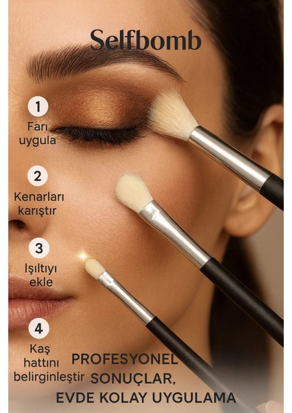 7’li Göz Fırça Seti – Profesyonel Aplikatör & Blending Brush Seti fiyatları