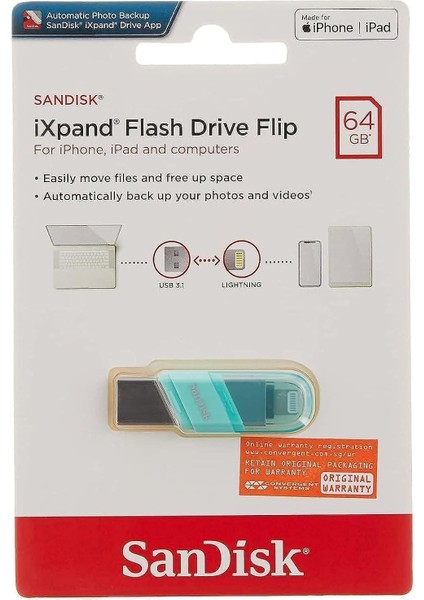 Ixpand Drive Flip 64GB, Mint
