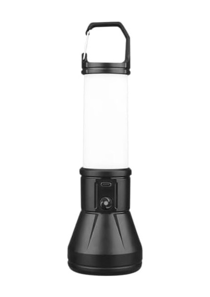 Klipsli Şarjlı LED El – 3W LED & 360° Smd Gün Işığı, 500 Lümen, Type-C USB ile Şarj Edilen Mini El Tipi Taşınabilir, Flaşör ve Çok Modlu Aydınlatma