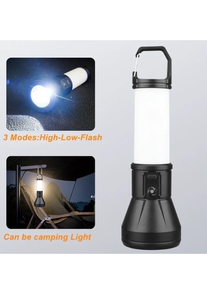 Klipsli Şarjlı LED El – 3W LED & 360° Smd Gün Işığı, 500 Lümen, Type-C USB ile Şarj Edilen Mini El Tipi Taşınabilir, Flaşör ve Çok Modlu Aydınlatma fiyatları