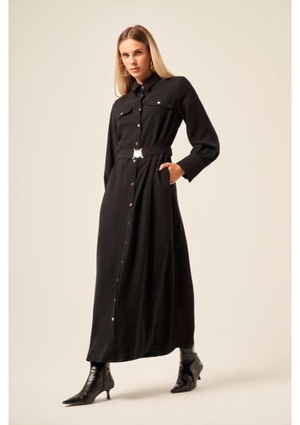 Kadın Tensel Elbise Siyah 31213 fırsatları