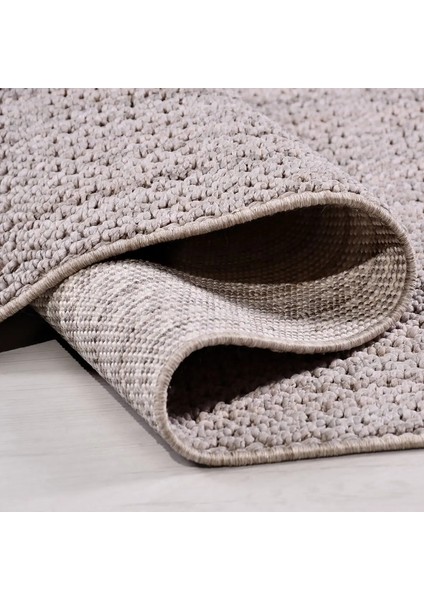 Baraona Bukle Modern Koyu Gri Polyester Kaydırmaz Tabanlı Makine Halısı fırsatları