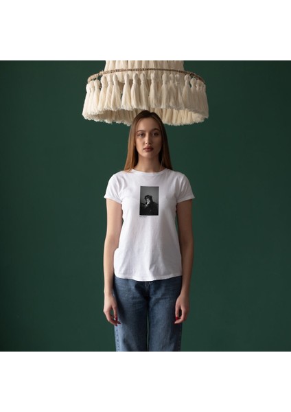 Keith Richards New York 1992 Tişört - Beyaz modelleri