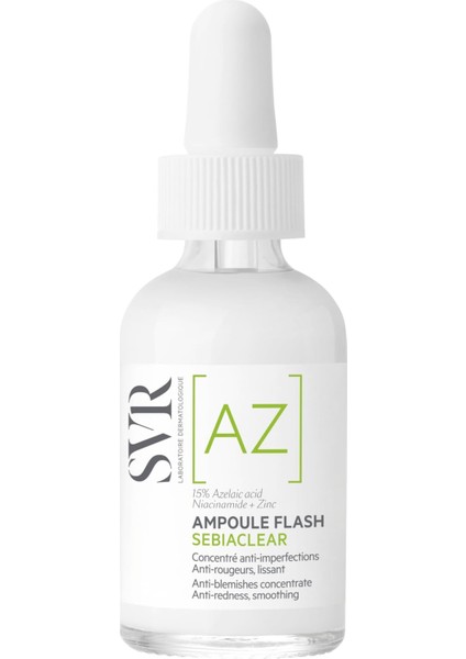 Sebiaclear Az Ampoule Flash Leke ve Kızarıklık Karşıtı Konsantre Serum 30ML