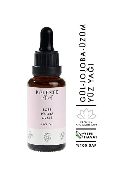 Polente Natural - Gül & Jojoba Canlandırıcı Yüz Yağı (30 Ml) fiyatları