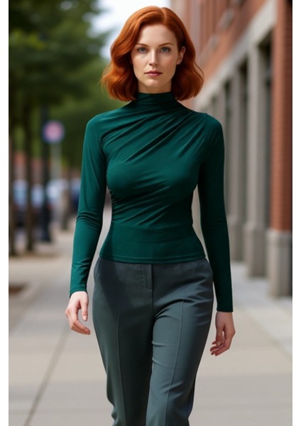 Moda Kare Yaka Örme Slim Düz Desen Casual Günlük Crop Kısa Kol Bluz modelleri