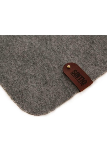 Keçe Mouseped (50X100CM) Oyuncu Gamer Mouse Pad, Büyük Boy Large Ofis Tipi Mouse Ped, Fare Altlığı, Düz Masa Klavye Altı Mousepad (Açık Gri)