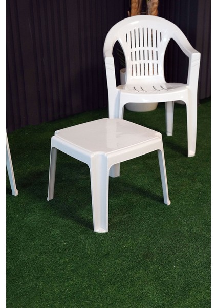 Bahar Iki Kişilik Sandalye Seti 2 Adet Sandalye + 50X50 cm Orta Sehpa