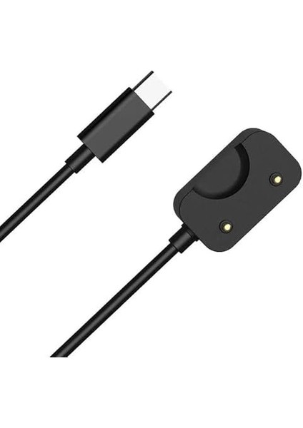 Galaxy Fit3 ile Uyumlu Akıllı Saat Için Manyetik USB Typ-C Şarj Kablosu Galaxy Fit 3 ile Uyumlu Kablo Siyah modelleri