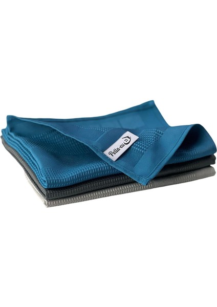 Temizlik Bez Mikrofiber Cam Bez 3 Parça Genel Temizlik Bezi Mutfak Yüzey 40X60CM