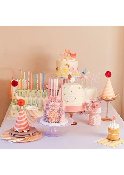 - Pink Stars Candles - Pembe Yıldızlar Mumlar (X16) fiyatları