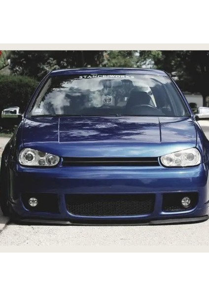 Volkswagen Golf 4 R32 Uyumlu Universal 3 Parça Cupra Kupra Ön Ek Tampon Dili Lip Esnek Karlık modelleri