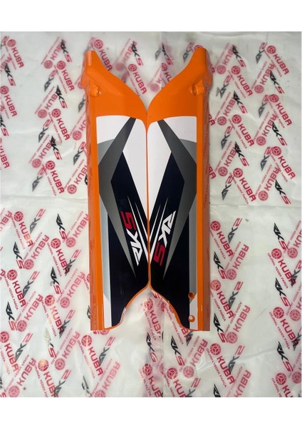 Rks Cross Nr 200 Ön Amortisör Kapağı Sağ-Sol Turuncu