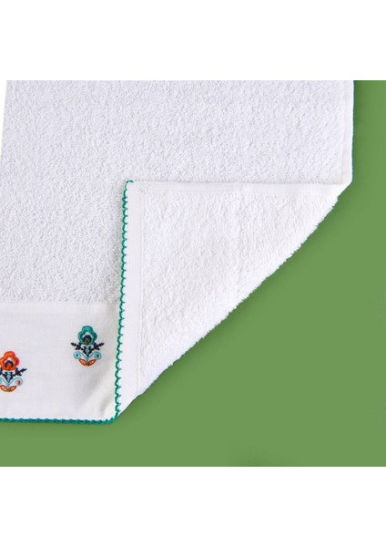 Soft Urban Delight Nakışlı Yüz Havlusu - Ekru - 50X90 cm modelleri