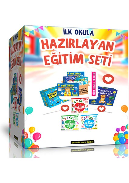 Ilkokula Hazırlayan Eğitim Seti (4 Set-7 Kitap)