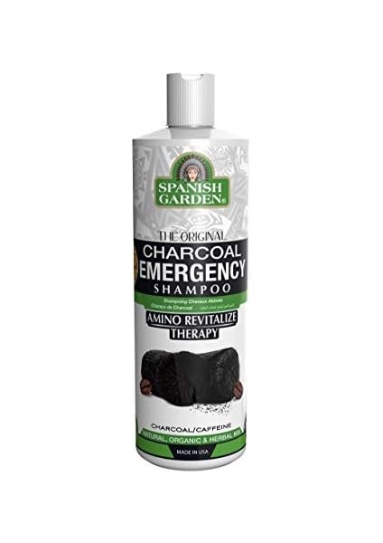 Spanish Garden Organik Kömür ve Kahve Özlü Yoğun Arındırıcılı Sampuan 450 ml