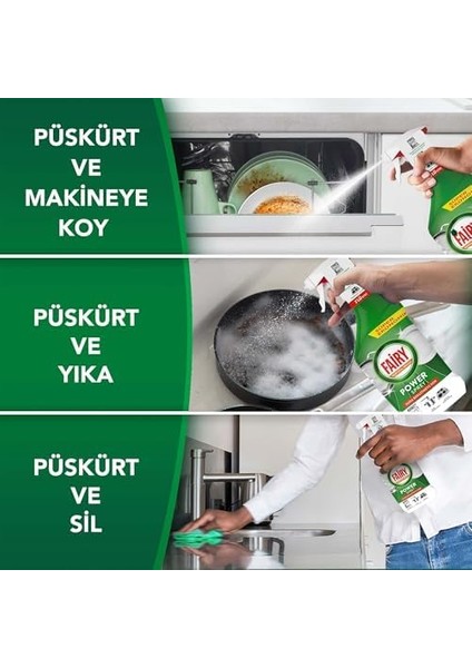 Fairy Portakallı Power Spray Bulaşık Spreyi, 800 ml modelleri