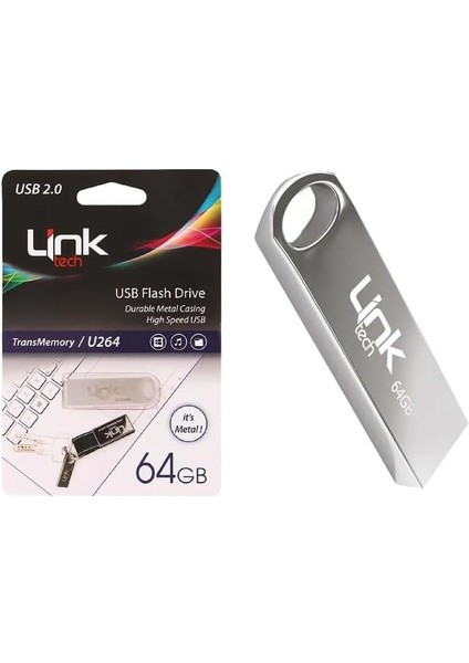U264 Ultra Metal 25MB/S 64GB USB Bellek (64, Gb)