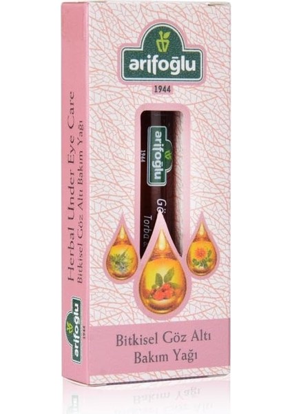 Arifoğlu Göz Altı Bitkisel Bakım Yağı 10 ml modelleri