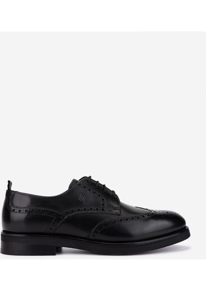 Erkek Hakiki Deri Siyah Klasik Ayakkabı 1157 40-119 Erk Ayk SK25-26 Sıyah