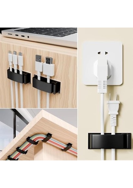 21 Parça Kablo Tutucu Seti | Yapışkanlı Kablo Klipsi | Masa Üstü Kablo Düzenleyici | Şarj Kablosu, Kulaklık, Usb, Hdmı, Mouse Kablosu Için | Ofis & Ev Kullanımı | Kablo Yönetimi Çözümü modelleri