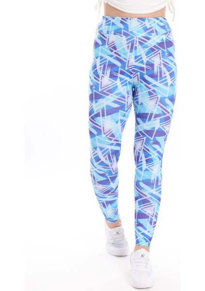 Kadın Beli Lastikli Dijital Baskılı Toparlayıcı Tayt fiyatları