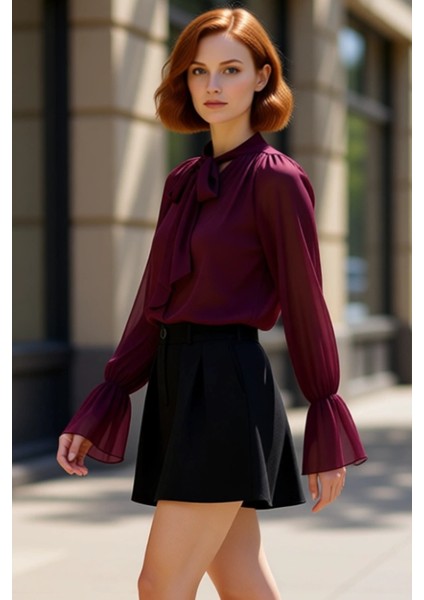 Kadınlar Için Uzun Kollu Transparan Bluz Şık ve Modern Tasarım Her Duruma Uygun Kaliteli Şık fırsatları