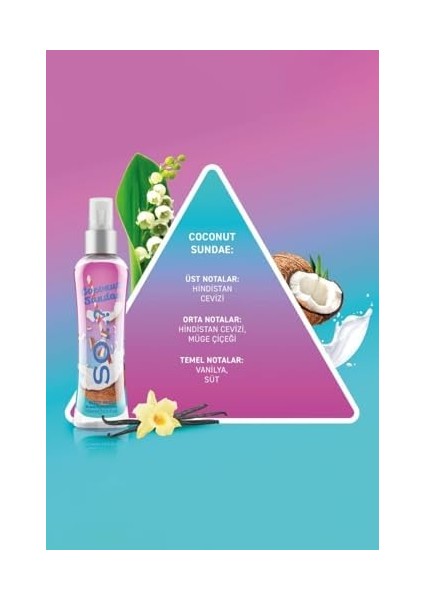 So…? Coconut Sundae Vücut Spreyi 100ML