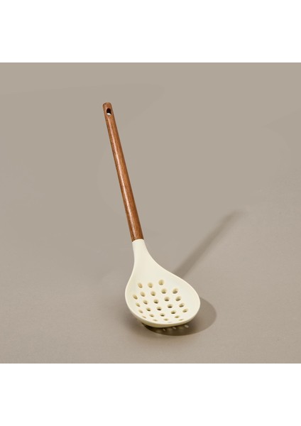 Akasya Saplı Silikon Kevgir - Kahverengi / Krem fiyatları