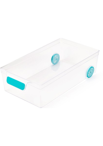 Roll-In Tekerlekli Buzdolabı Düzenleyici - Şeffaf - 16X31 cm modelleri