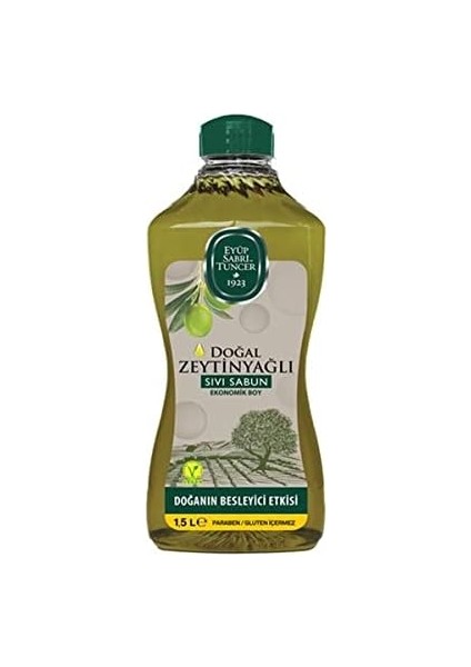 Eyüp Sabri Tuncer Doğal Zeytinyağlı Sıvı Sabun 1,5 L Pet Şişe