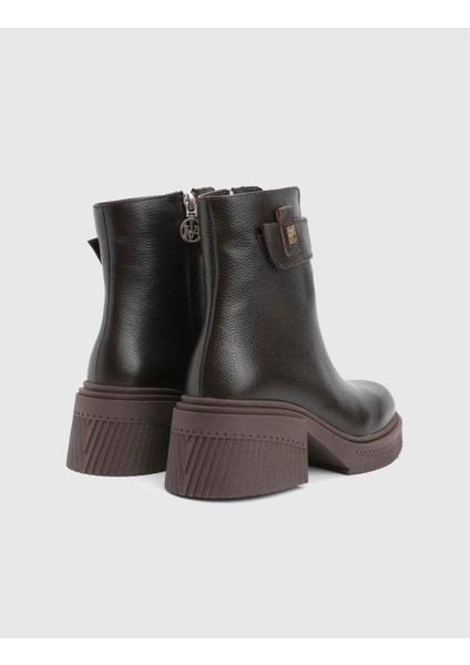 Mussy Hakiki Deri Kahverengi Kadın Bot fırsatları