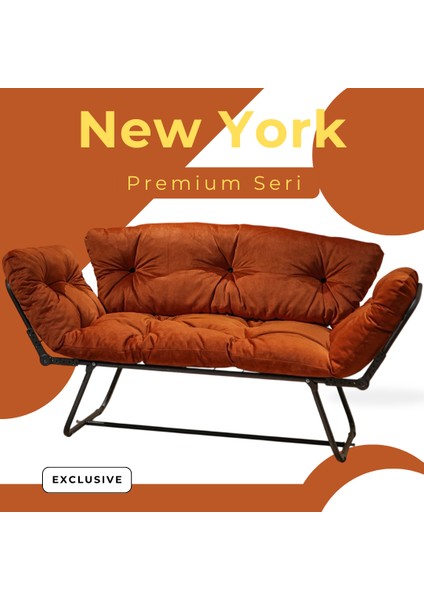 Katlanır Yataklı Ikili Kanepe | Mekanizmalı Çekyat Koltuk | Açılır Kollar & Fonksiyonel | New York Tasarım fiyatları