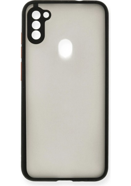 Samsung Galaxy A11 Kılıf Montreal Silikon Kapak - Siyah indirimleri