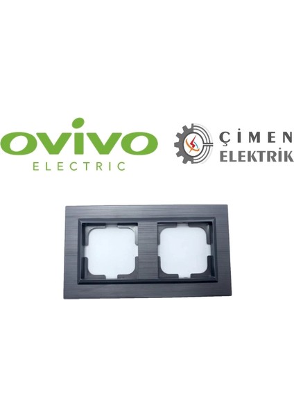 Manyatik Gri Ikili Çerçeve Quantum - Priz ve Anahtar Için Uyumlu Çerçeve