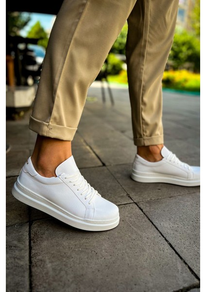 CH979 - Santoni CRT Spor Erkek Ayakkabı BEYAZ fırsatları