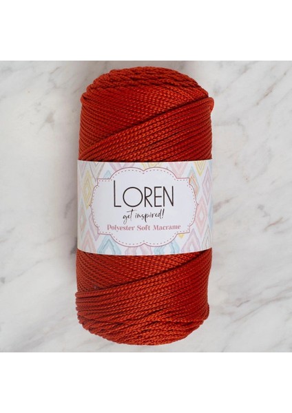 Leyloş Polyester Soft Macrame Tarçın El Örgü Ipi - LM012 - 34431