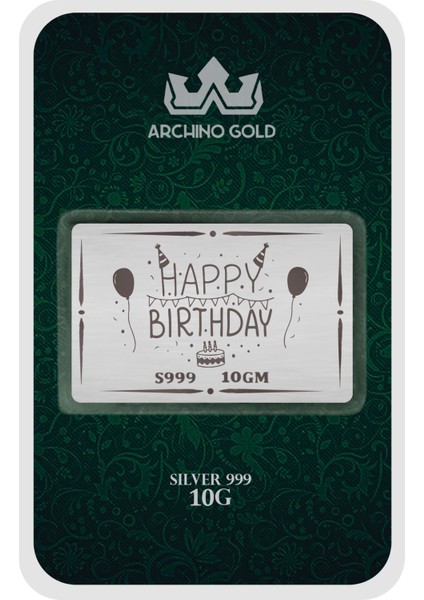 Sevinci ve Mutluluğu Taşıyan Iyi Ki Doğdun Temalı Hediyeye Özel 10 Gram 999 Ayar Gümüş KÜLÇESI-728 fiyatları