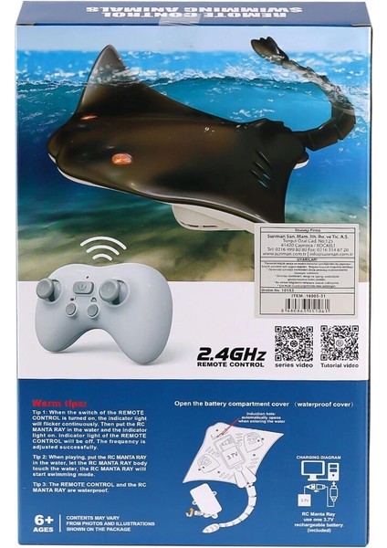 5106 Kumandalı Işıklı Vatoz Balığı - Stokta Olan Gönderilir fiyatları