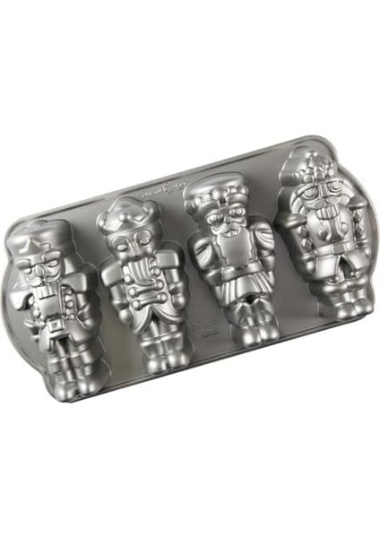 Ware Pişirme Kalıbı Nutcracker Cakelet Pan Gri, 35,6 cm x 17,5 Cm, Nw 92977 modelleri