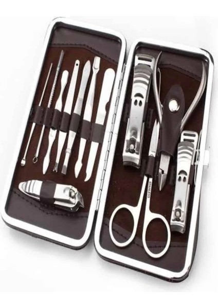 Tırnak Bakımı Tırnak Makası Profesyonel 12 Parça El Ayak Manikür Pedikür Seti fırsatları
