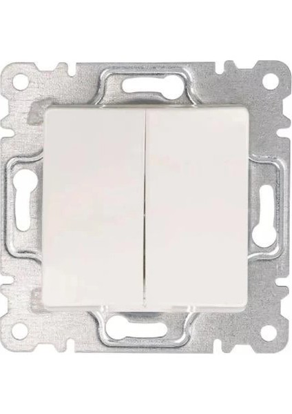 Beyaz Komütatör Anahtar Çerçevesiz - Priz ve Anahtar Için Uyumlu Çerçeve fiyatları