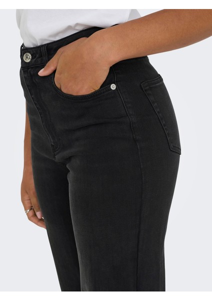 Bayan Yüksek Bel Geniş Paça Kot Pantolon 15361728 fırsatları