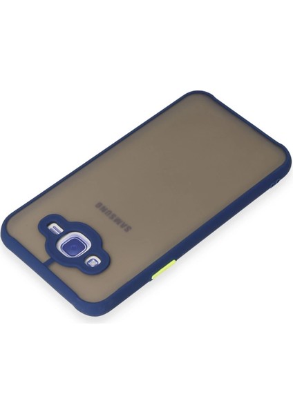 Samsung Galaxy J7 Kılıf Montreal Silikon Kapak - Lacivert