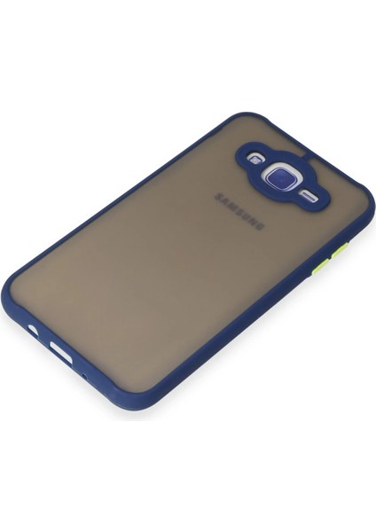 Samsung Galaxy J7 Kılıf Montreal Silikon Kapak - Lacivert