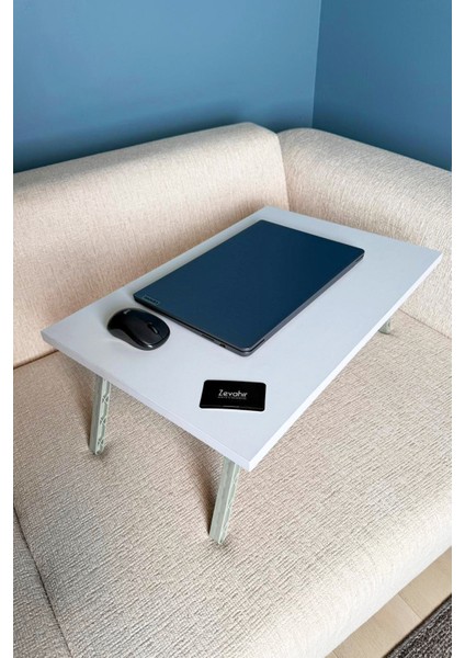 Katlanabilir Yatak Koltuk Üstü Hasta Servis Masası Laptop Bilgisayar Sehpası