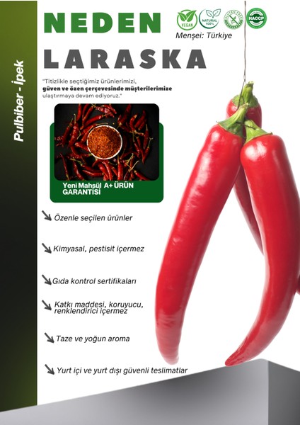 Pulbiber Ipek 50G Aleppo Chilli Flakes fiyatları